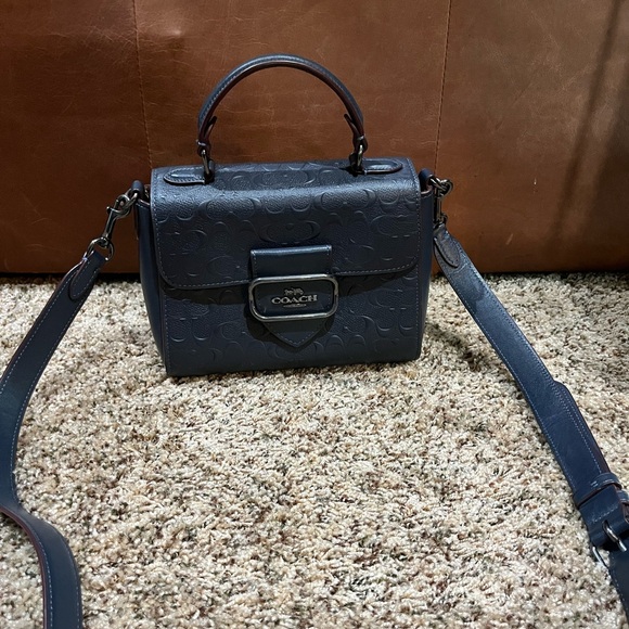 Coach Midnight Blue Crossbody Bag - Picture 1 of 4